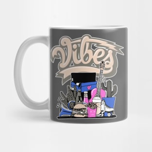 Vibes Saphire Sneaker Art Mug